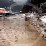Сход селя на дороге к Роза Хутор в горном кластере Сочи